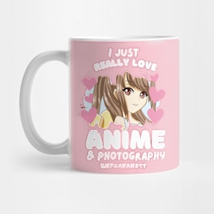 I LOVE ANIME & PHOTOGRAPHY Mug